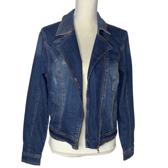 Miladys Moto jean jacket - Picture 2 of 5